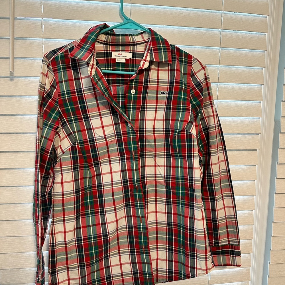 Lacoste Multicolor Plaid Button-Up Shirt
